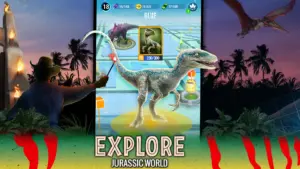 تحميل لعبة Jurassic World Alive 2025 apk 2