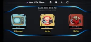 Noor IPTV Player 1