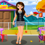 Spring dress up game